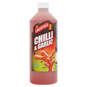 Buy Online Crucials Chilli and Garlic Sauce UK - 1 Liter Bottle