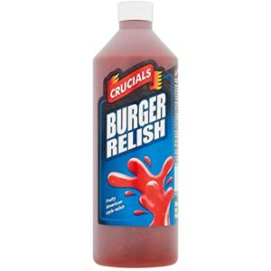 Buy Online Crucials Burger Relish 1 Liter Bottle - Spick Rack UK