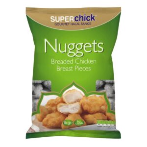 Super Chick Halal Nuggets Breaded Chicken Breast Pieces