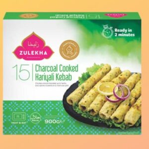 Buy No Zulekha Charcoal Cooked Hariyali Kebab 15 Pieces pack - Meat Shop Drop